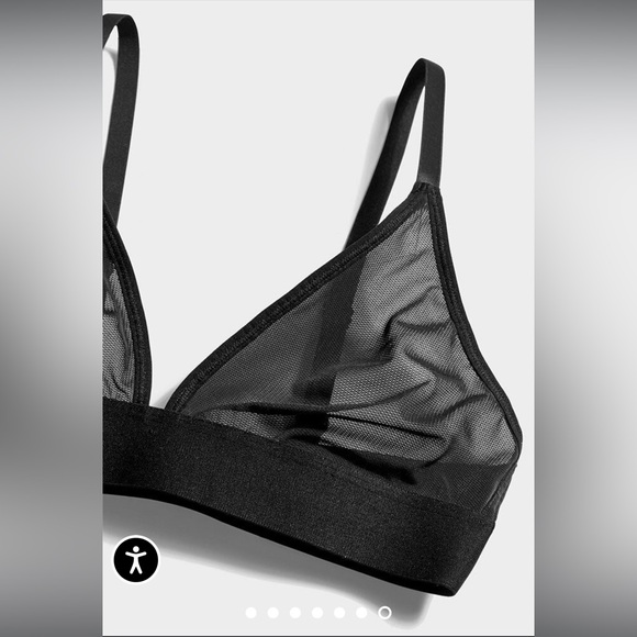 Negative Sieve Triangle Bras - Picture 2 of 5